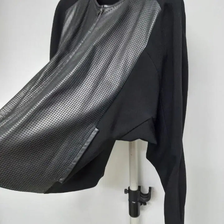 [BUNJANG] MICHAA Leather Accent Jacket / 미샤 MICHAA 춘추 양가죽배색 자켓 55