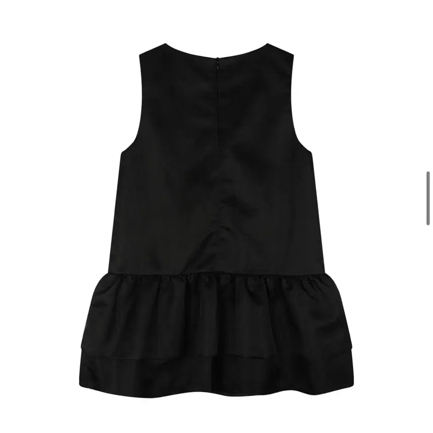 [BUNJANG] KILO FLARED RIBBON DRESS BLACK M / 카일로 리본드레스 KILO  FLARED RIBBON DRESS 블랙