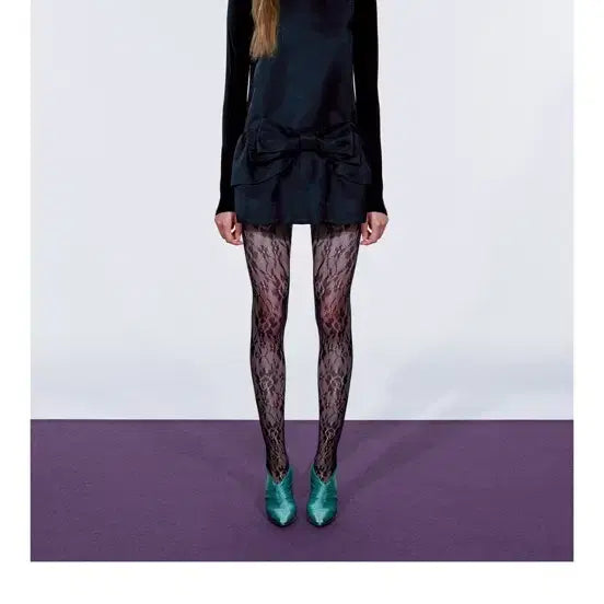 [BUNJANG] KILO FLARED RIBBON DRESS BLACK M / 카일로 리본드레스 KILO  FLARED RIBBON DRESS 블랙