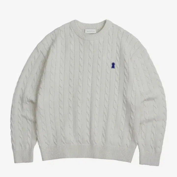 [BUNJANG] Second Monologue Heavyweight Cable Crew Neck Knit (M) / 세컨모놀로그 Heavyweight Cable Crew Neck Knit