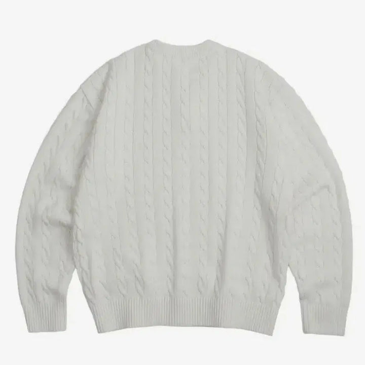 [BUNJANG] Second Monologue Heavyweight Cable Crew Neck Knit (M) / 세컨모놀로그 Heavyweight Cable Crew Neck Knit