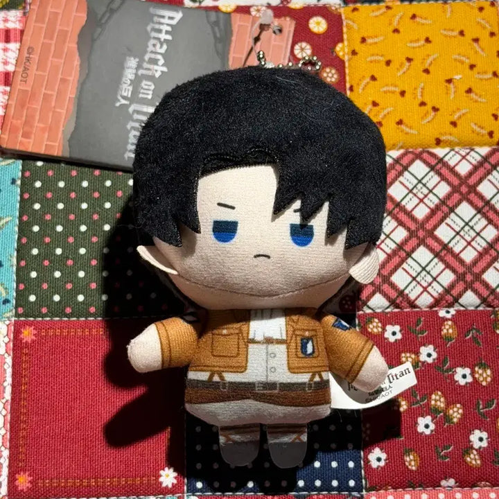 [BUNJANG] Attack on Titan Levi Keychain Doll / 진격의 거인 리바이 인형 키링