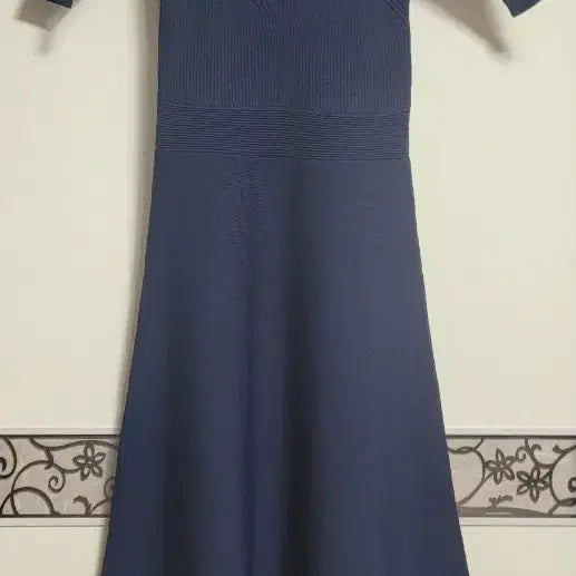 [BUNJANG] Sandro Long Navy Dress / 산드로 롱 원피스 0사이즈