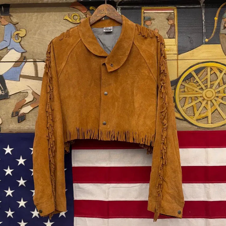 [BUNJANG] STANDALONE Fringed Suede Leather Jacket / 스탠드얼론 프린지 레더 스웨이드 자켓