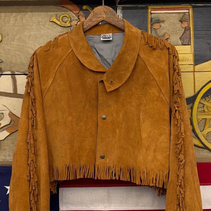 [BUNJANG] STANDALONE Fringed Suede Leather Jacket / 스탠드얼론 프린지 레더 스웨이드 자켓