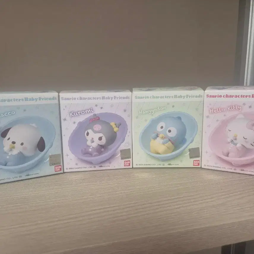 [BUNJANG] Sanrio Baby Friends Figures Bundle Set (4 Types, Sealed) / 산리오 베이비 프렌즈 피규어(4종 일괄/미개봉)