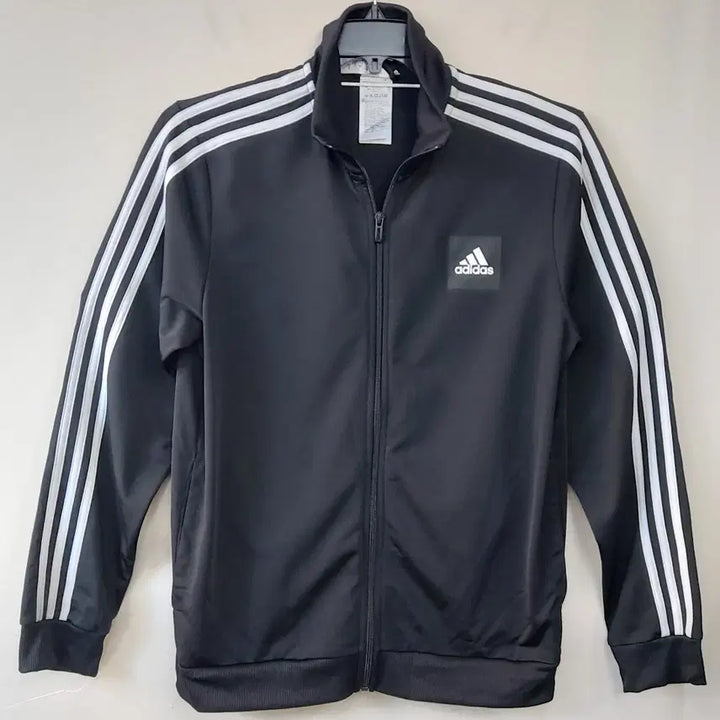 [BUNJANG] Adidas 3ST Track Jacket / 아디다스 XL/105 패치로고 3ST 트랙자켓/풀집업. BK. A