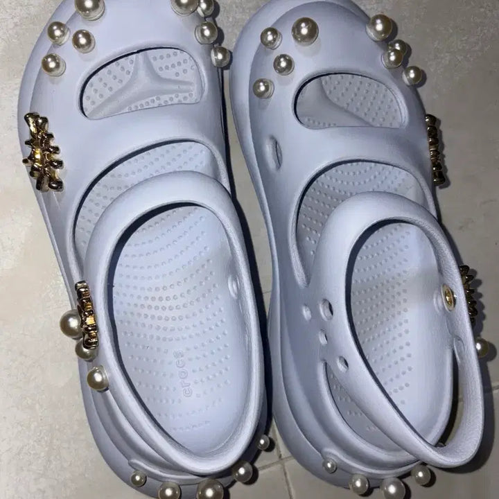 [BUNJANG] Crocs Paedra Embellished Mary Jane Dreamscape / [240] 크록스 파에드라 엠벨리시드 메리제인 드림스케이프
