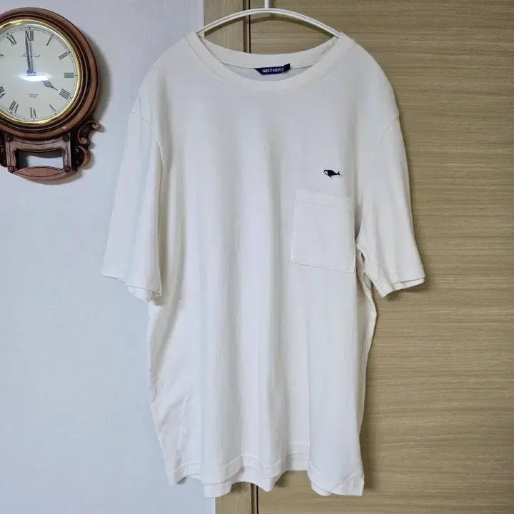 [BUNJANG] NEITHERS 1-POCKET T-Shirt / 네이더스(NEITHERS) 원 포켓 티셔츠
