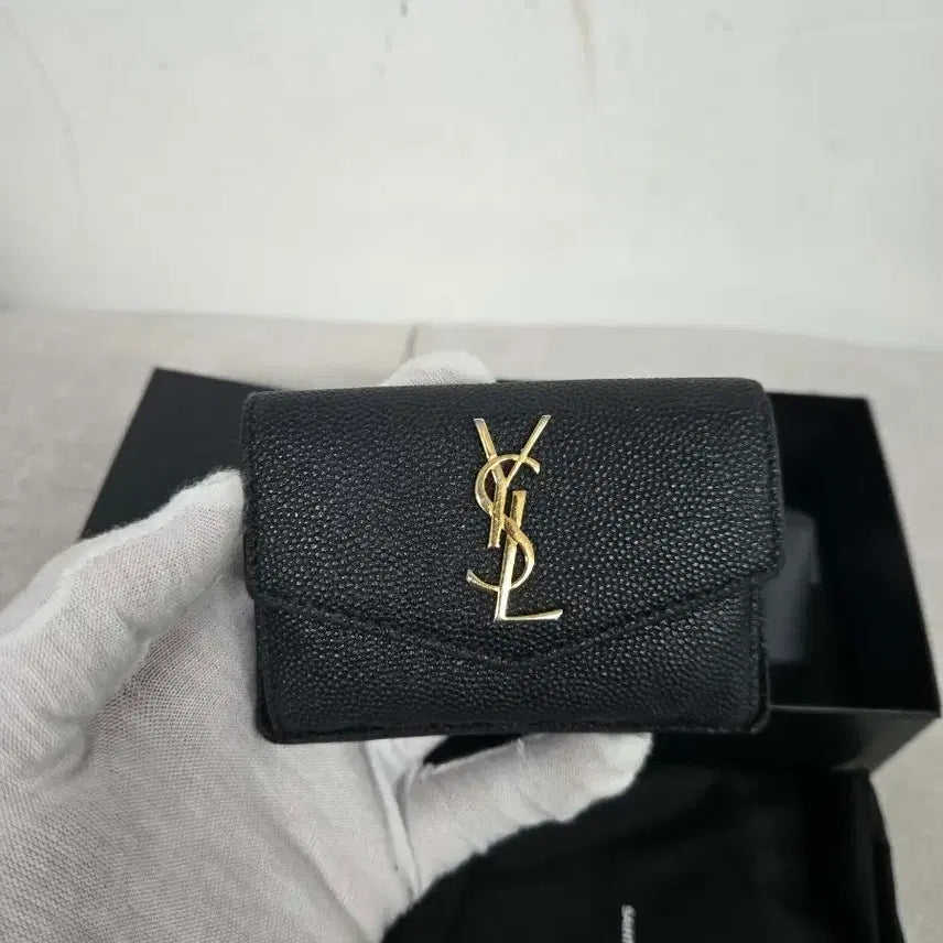 [BUNJANG] Saint Laurent Uptown Card Holder / [보증서 정품] 입생로랑 업타운 카드지갑