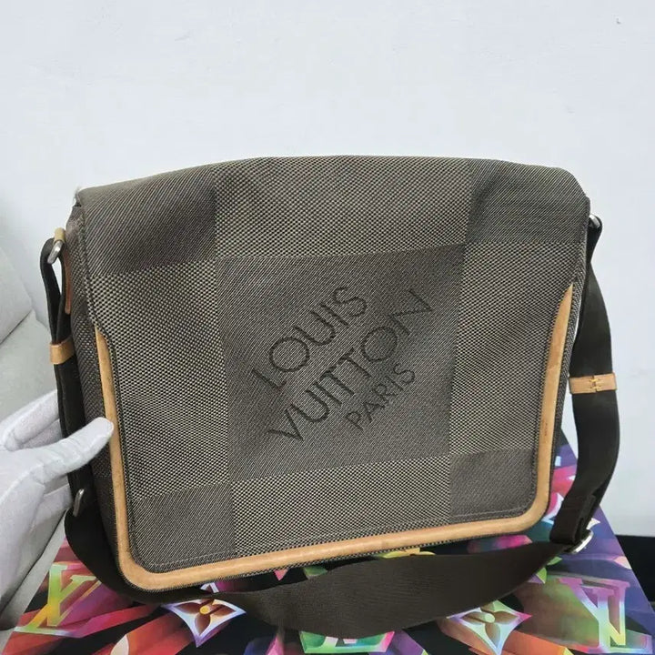 [BUNJANG] Louis Vuitton Daejang Damier Crossbody Bag / [보증서 정품] 루이비통 대제앙 다미에 크로스백