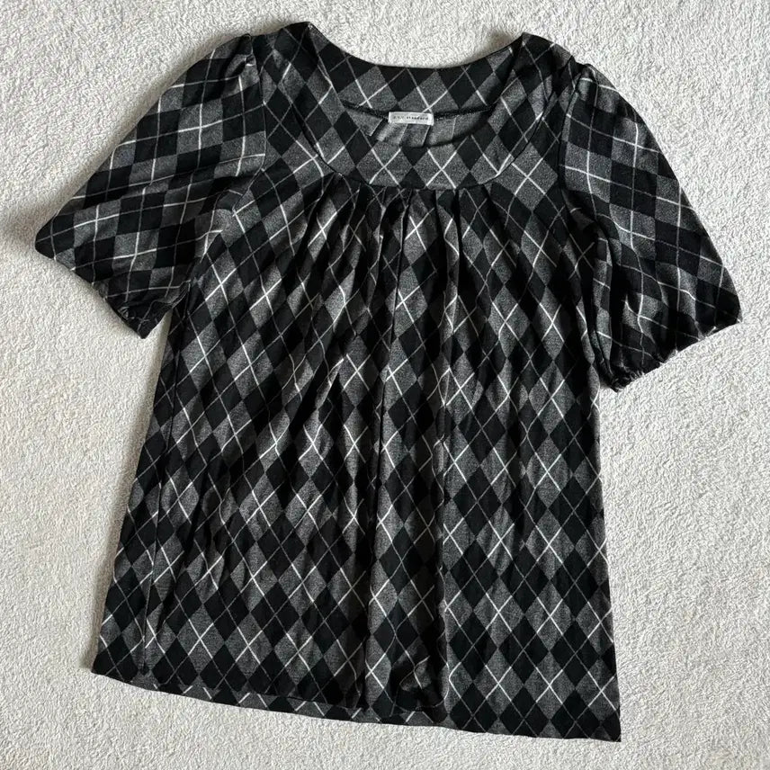 [BUNJANG] AVV Standard Vintage Check One-Piece Top / 일본빈티지 avv standard 체크 원피스 탑