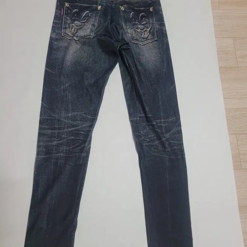 [BUNJANG] Washed Denim Leggings / 데미지 워싱 청바지  레킹스