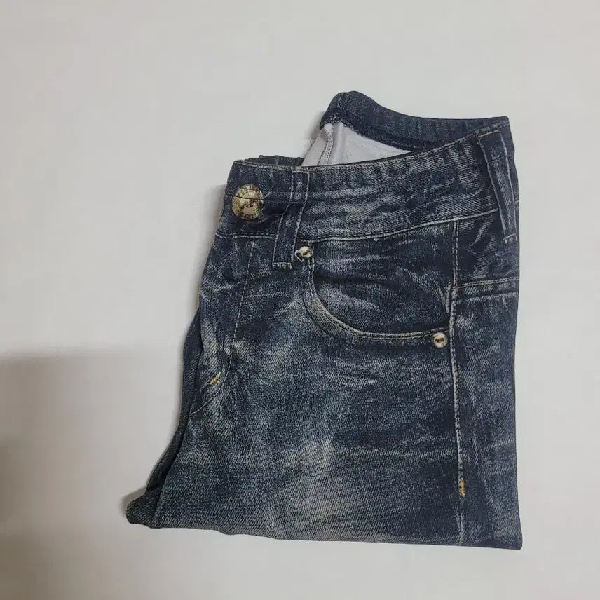 [BUNJANG] Washed Denim Leggings / 데미지 워싱 청바지  레킹스