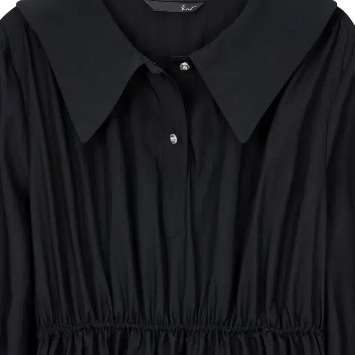 [SOLD OUT] [새제품] 지컷 빅카라 블랙 원피스
