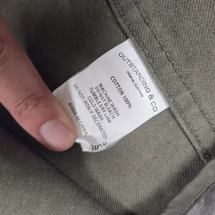 [BUNJANG] Outstanding Fishtail Parka (Khaki) - Size L / 아웃스탠딩 피쉬테일 파카 L