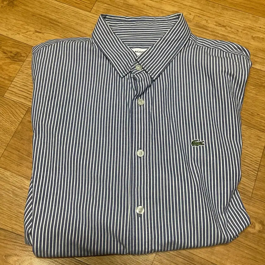[BUNJANG] Lacoste Striped Shirt (Size 110) / 라코스테 스트라이프셔츠 110사이즈 (6사이즈)