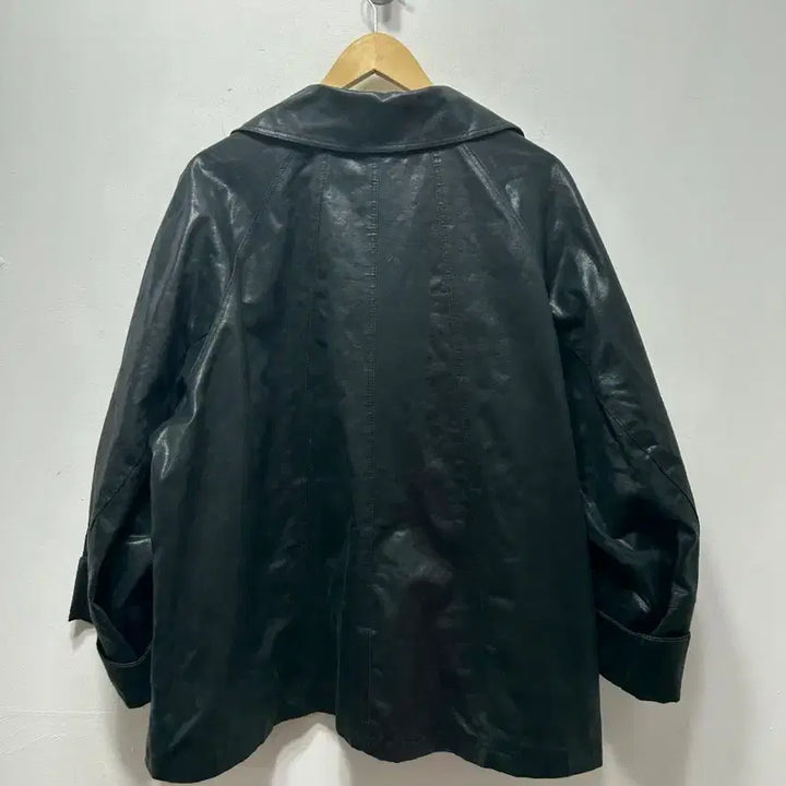 [BUNJANG] DeVenti Black Leather Jacket / DeVenti 블랙 레더 자켓 F