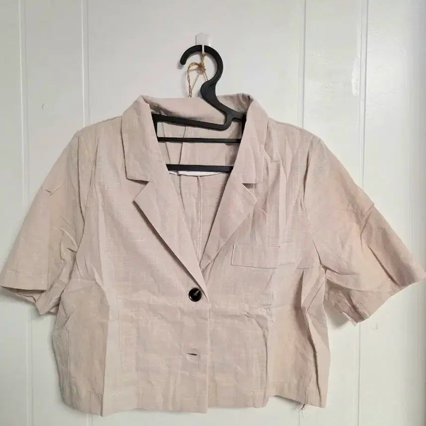 [SOLD OUT] 린넨 크롭쟈켓 새거 77까지