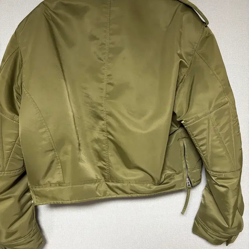 [BUNJANG] RECTO Toulouse Nylon Bomber Jacket Olive / [L]렉토 툴루즈 나일론 봄버 자켓 올리브
