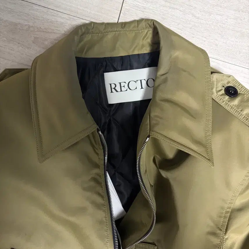 [BUNJANG] RECTO Toulouse Nylon Bomber Jacket Olive / [L]렉토 툴루즈 나일론 봄버 자켓 올리브