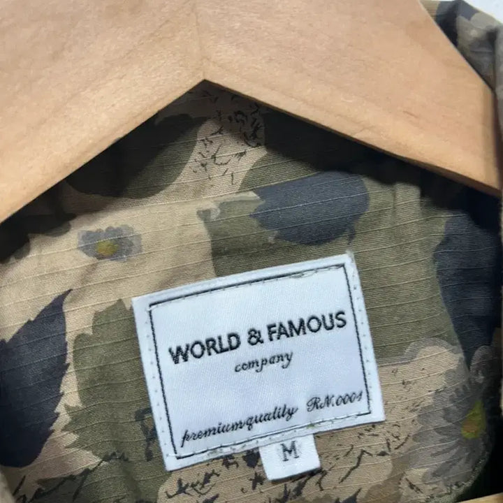 [BUNJANG] World &amp; Famous Camo M-65 Field Jacket / 월드앤페이머스 카모 M-65 야상 자켓 M