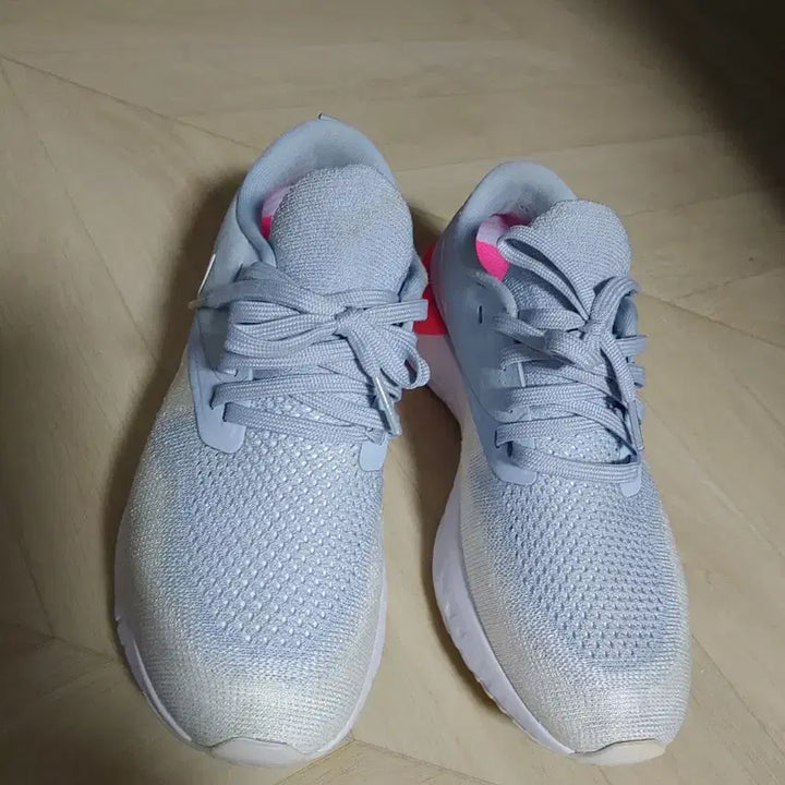 [BUNJANG] Nike React Running Shoes Blue/Pink 240 / NIKE  나이키 리액트 런닝화 블루/핑크  240