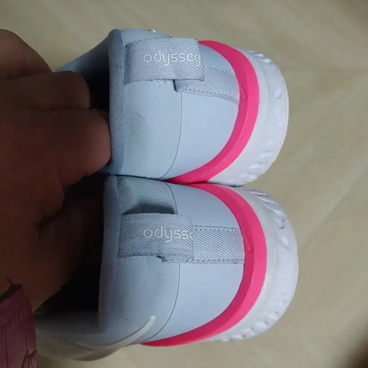 [BUNJANG] Nike React Running Shoes Blue/Pink 240 / NIKE  나이키 리액트 런닝화 블루/핑크  240