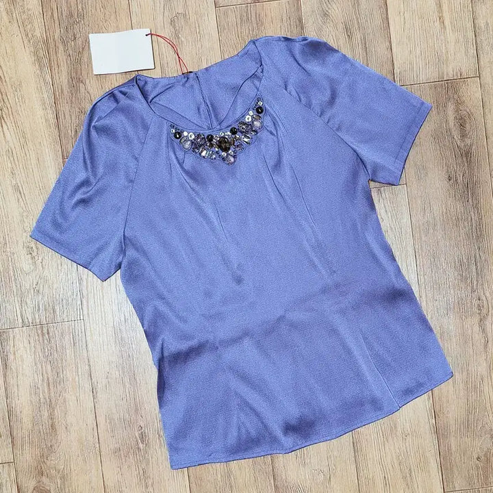 [BUNJANG] Kallia Jewel Blouse / 칼리아 보석 블라우스 55-66 새상품