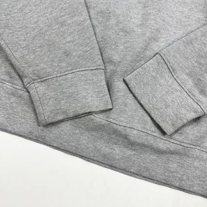 [BUNJANG] Obey Spellout Boxy Fit Half-Zip Sweatshirt Gray / (M) 오베이 스펠아웃 박시핏 반집업 맨투맨 그레이