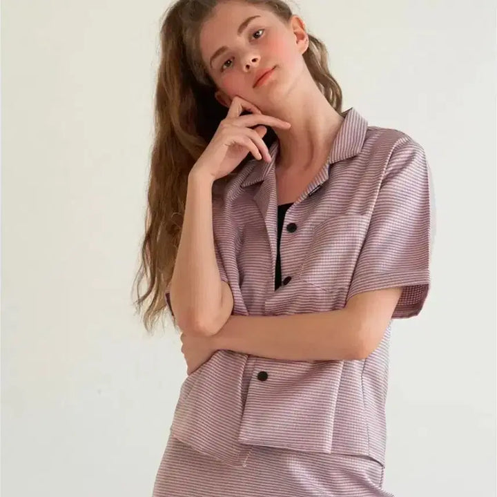 [BUNJANG] CTBRZ Gingham Check Shirt / 시티브리즈(CTBRZ) 깅엄 체크셔츠 프리사이즈 새상품