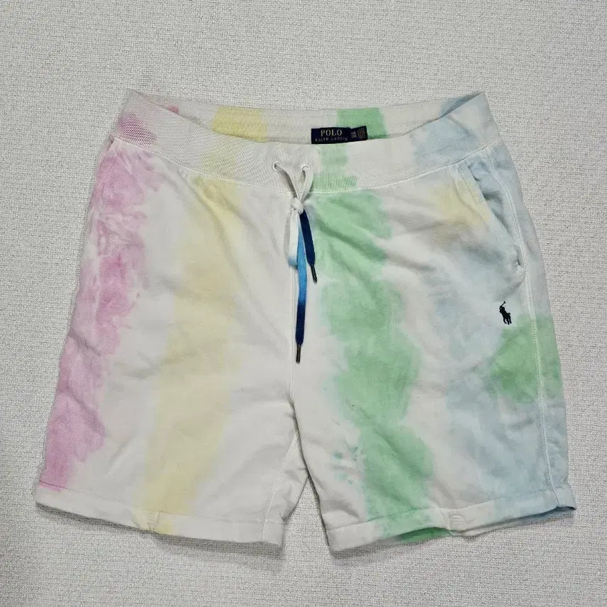 [SOLD OUT] [XXL] 폴로 랄프로렌 블루 타이-다이 스웨트 하프 팬츠