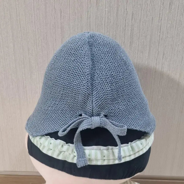 [SOLD OUT] 여성 하늘색 니트 벙거지 모자