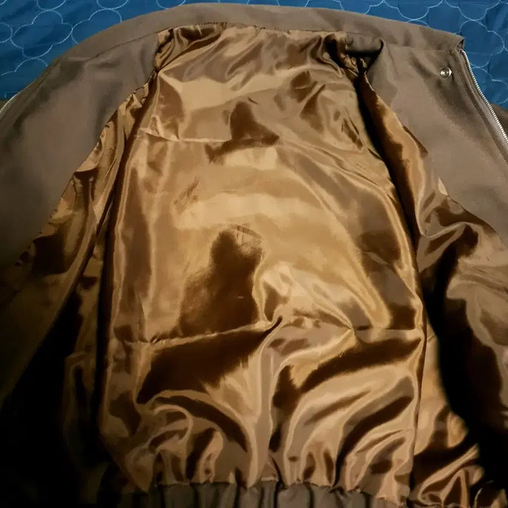 [BUNJANG] Bose Crop Bomber Jacket Dark Brown / (보세) 크롭 봄버자켓 다크브라운 (F)
