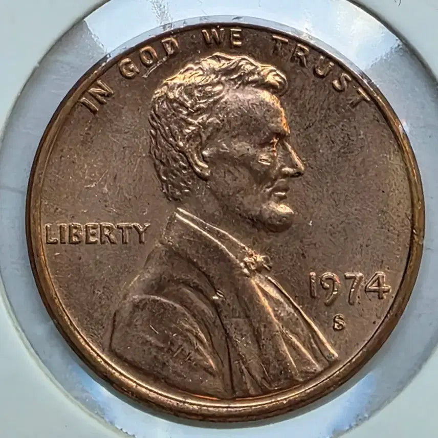 [BUNJANG] Lincoln 1974-S Penny / 링컨 1센트 1974_S 년도 미사용 페니