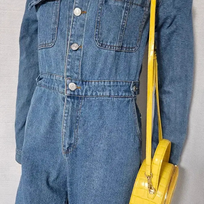 [BUNJANG] Denim Jumpsuit / 상태굿 데님 점프수트.