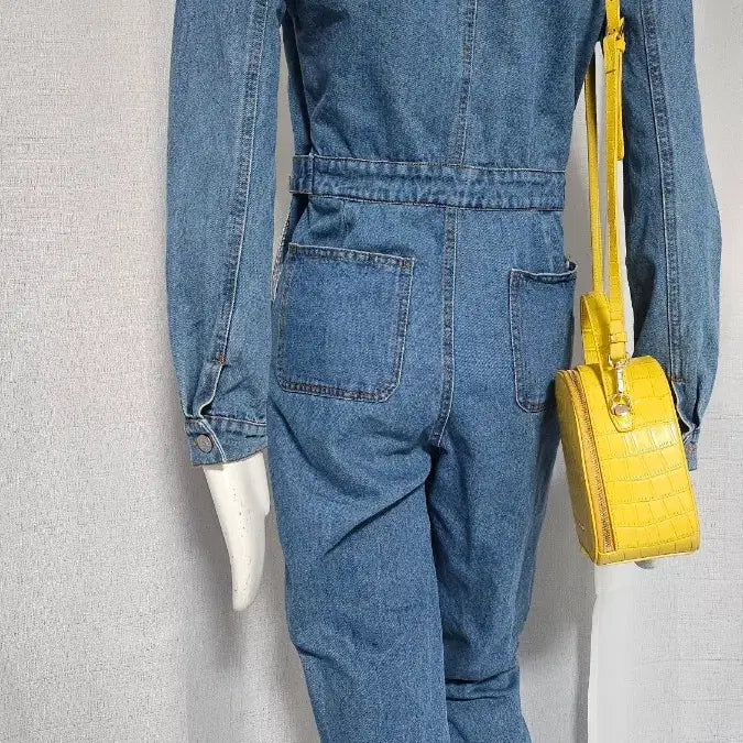 [BUNJANG] Denim Jumpsuit / 상태굿 데님 점프수트.