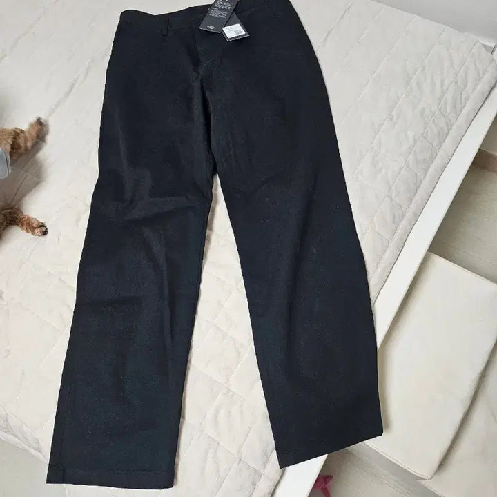 [BUNJANG] Black Cotton Pants (Size 30) / 무신사면바지