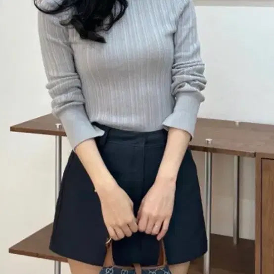 [BUNJANG] Ssie Slow Cotton Navy XS / 시에 슬로 코튼 네이비 xs
