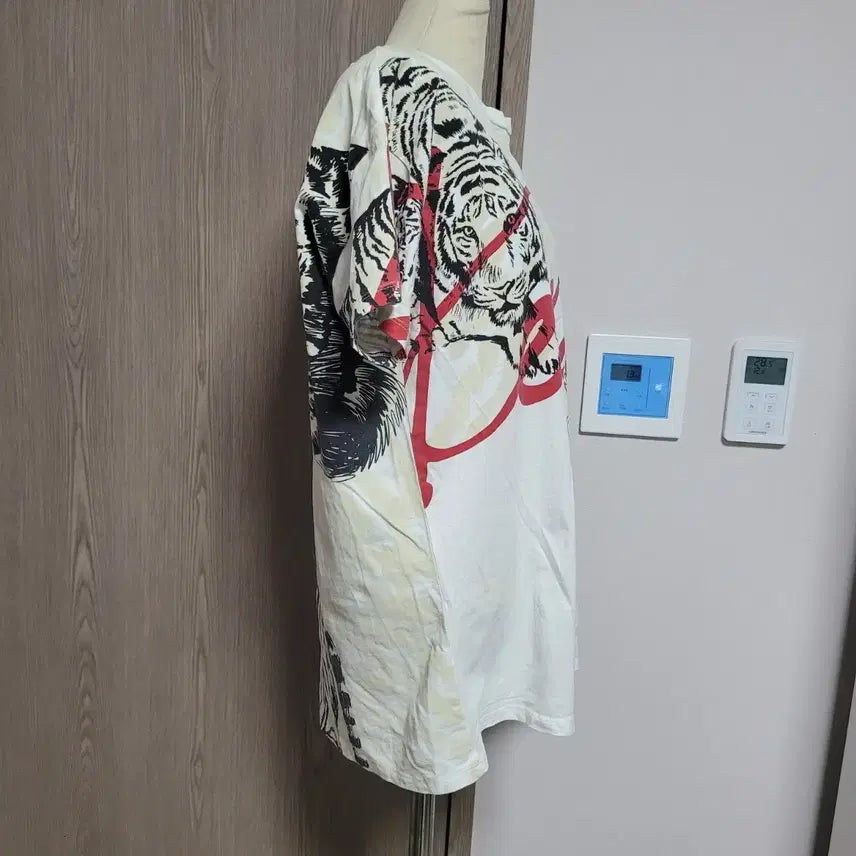 [SOLD OUT] KENZO 겐조 화이트 멀티 프린팅 반팔 티셔츠