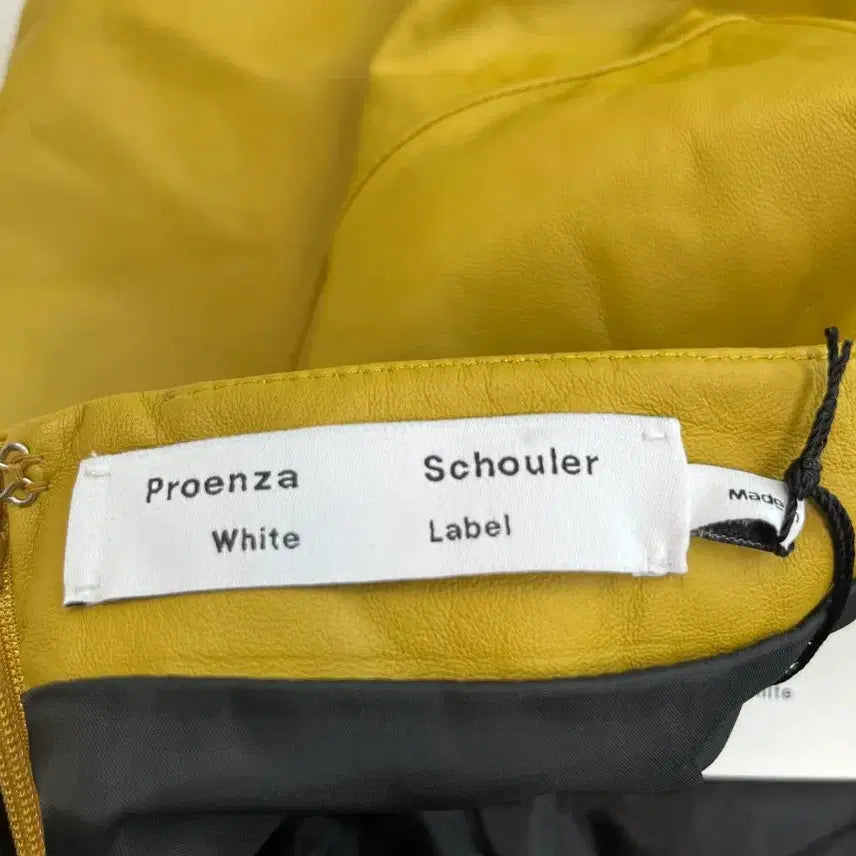 [BUNJANG] Proenza Schouler Leather Ruffle Mini Skirt / [정품] 프로엔자슐러 가죽 러플 미니 스커트