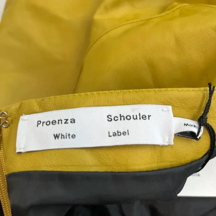 [BUNJANG] Proenza Schouler Leather Ruffle Mini Skirt / [정품] 프로엔자슐러 가죽 러플 미니 스커트