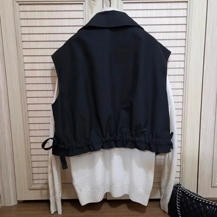 [BUNJANG] Black Trench Vest / 블랙 트렌치 베스트(새제품)