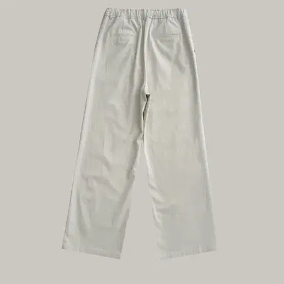 [BUNJANG] Autumn Wide Banding Pants (Beige/White) / autumn wide banding pants(베이지/화이트)
