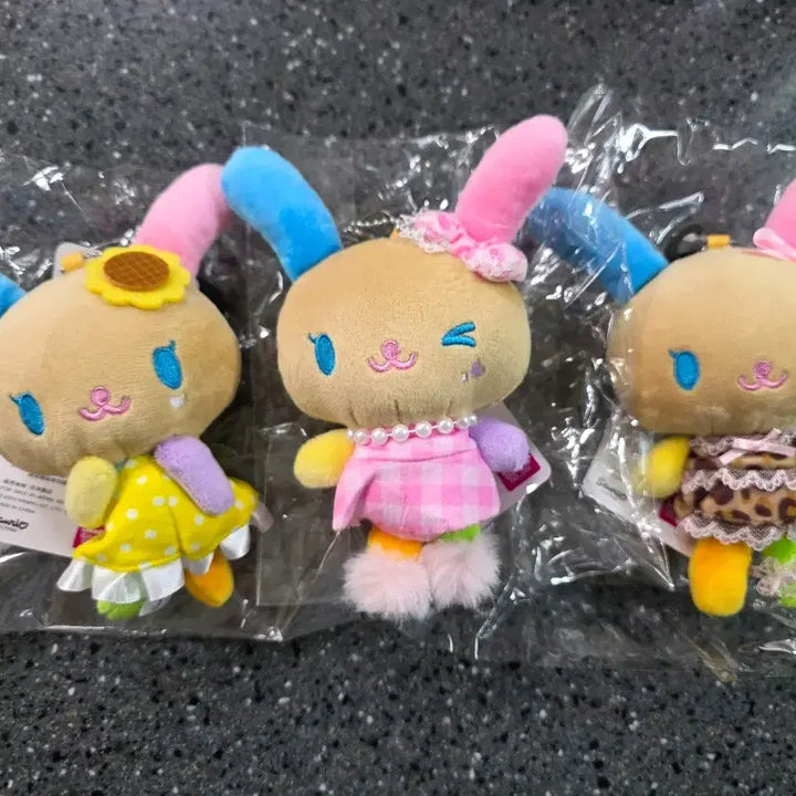 [BUNJANG] 아베일 우사하나 인형 키링 3개세트 / 아베일 우사하나 인형 키링 3개세트