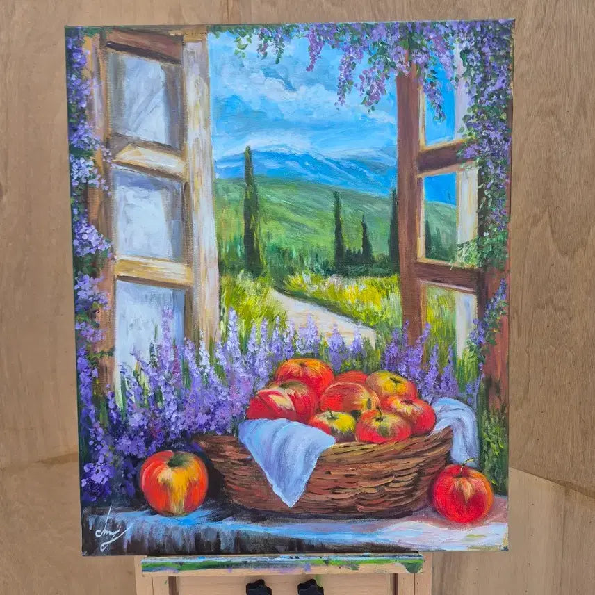 [BUNJANG] Apple Scented Window View Painting / 사과향기 나는 창가에서