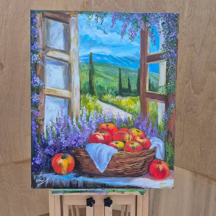 [BUNJANG] Apple Scented Window View Painting / 사과향기 나는 창가에서