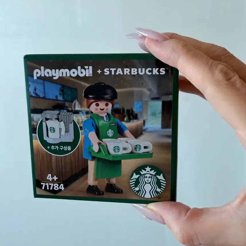 [BUNJANG] Playmobil Starbucks Genie Figure / 플레이모빌 스타벅스 지니