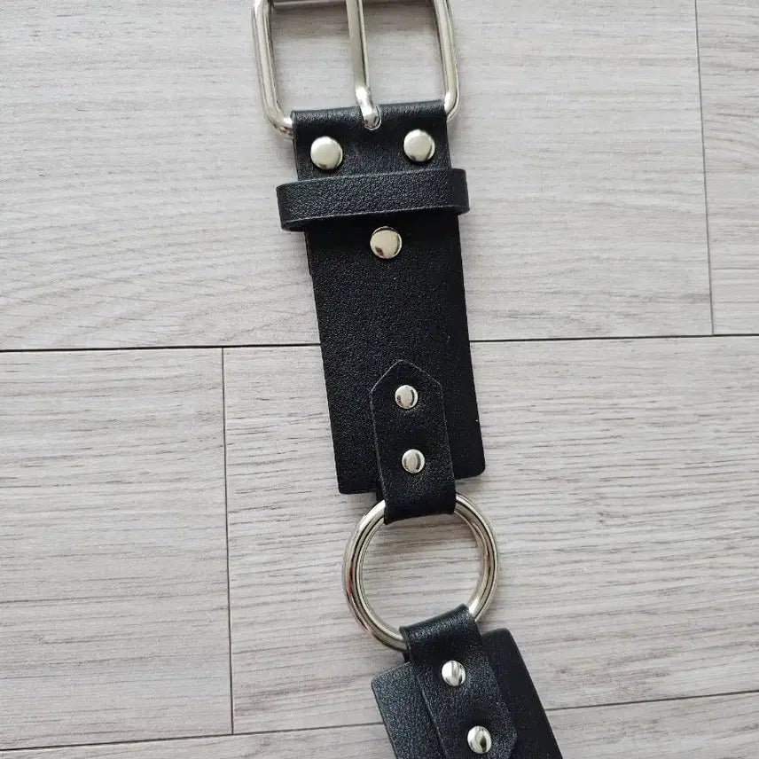 [BUNJANG] Anotheryouth Leather Ring Belt / 어나더유스 레더 링 벨트