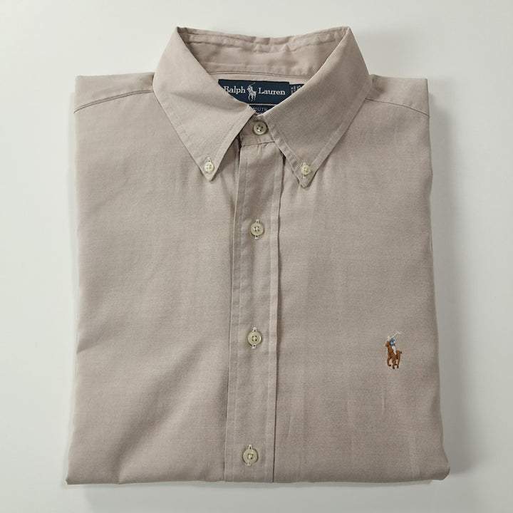 [SOLD OUT] CK262 XL 폴로 90s 홍콩판 웜톤 그레이지 셔츠 남방